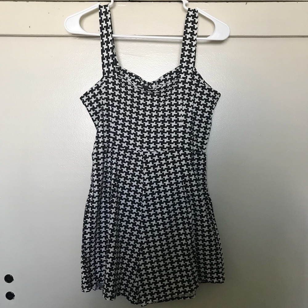 Gingham sort of looking romper